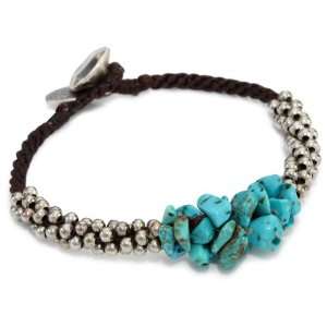   VINTAGE AMERICA Turquoise Color Stone Friendship Bracelet Jewelry