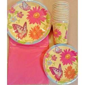 Butterfly Garden Theme Party Package ~ Dinner Plates, Dessert Plates 