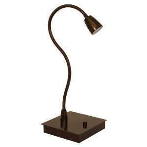 Mondoluz 10034 UB Urban Bronze Imu 3 Diode LED Table Lamp from the Imu 