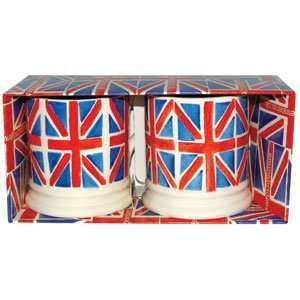 Emma Bridgewater Pottery Union Jack 1/2 Pint Mugs Boxed (2)  