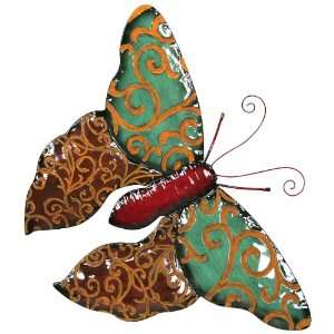  Link Direct J03353 UPS Metal Green and Red Butterfly Wall 