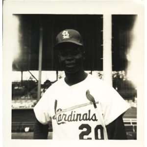  Lou Brock Stl Cardinals Vintage 3.5x3.5 Snapshot ~hof 