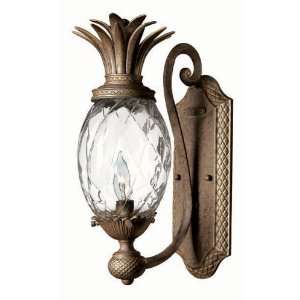   4140PZ Plantation 1 Light Wall Sconce in Pearl Bron
