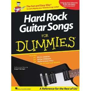   Rock Guitar Songs for Dummies Guitar Tab Songbook Musical Instruments