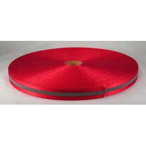  3/450 Yards Red Reflective Nylon Webbing