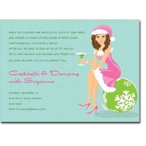   Invitations (Santa Girl Tropical   Brunette)