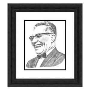  Framed Vince Lombardi Green bay Packers Lithographt 