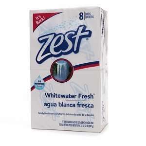  Zest Bath Bars, White Water Fresh, 8 ea Health & Personal 