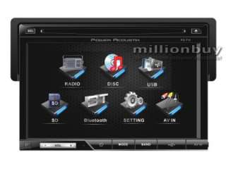 Power Acoustik PD 710B In Dash 7 CD/DVD LCD Touch Screen Car Receiver 