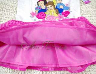   Size 2 3 4 5 Disney Princess Fairy Costume Dress Chiffon Tutu Skirt