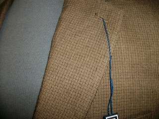 Chaps Brown Tweed Polyester Blend Sport Coat Jacket Blazer 40R New NWT 