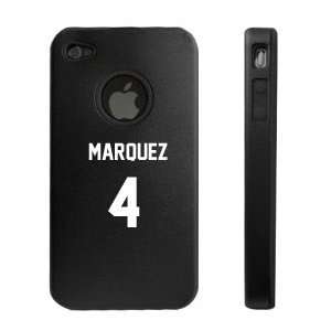   4G Black Aluminum & Silicone Case Soccer Jersey Style Rafael Marquez