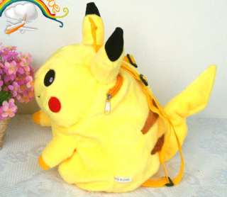 Pokemon Pikachu Plush Doll Backpack School Bag 35cm 14  