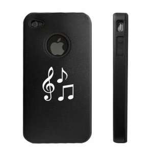   Aluminum & Silicone Case Cover Music Notes Cell Phones & Accessories