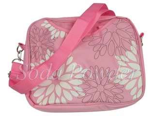 Pink Flower Carrying Sleeve Case for 10.1 10.2 Netbook  