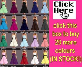   Wedding Bridesmaid Prom Ball Party Evening Cocktail Sizes uk 8 20