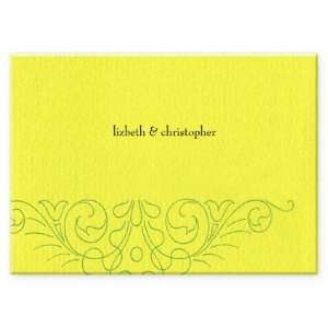    Initial Impression Note Card Thank You Notes