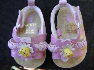 Carters Infant Baby Girls SANDALS Shoes PINK Size 1  