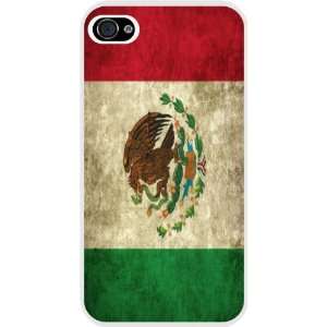  Rikki KnightTM Mexico Flag Design White Hard Case Cover 