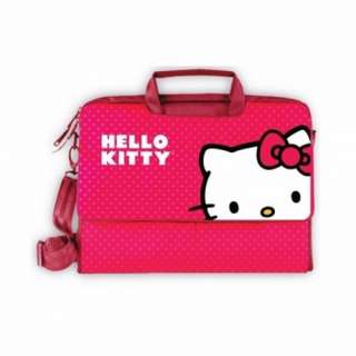 Red/Pink Hello Kitty KT4335R 15.4 Laptop Case W/Shoulder Strap  