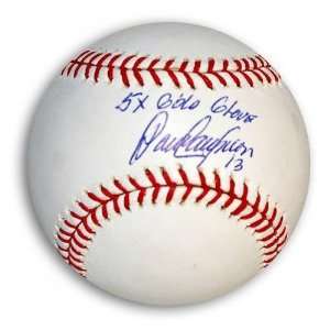 Dave Concepcion Baseball Inscribed 5X Gold Glove 
