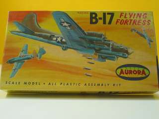 LOT (4) Vintage AURORA Airplane Model Kit BOXES C9 10  