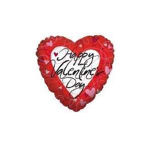  36 Red Stripes&Hearts Valentine   Mylar Balloon Foil 