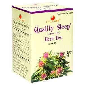  Health King Quality Sleep Herb Tea, Teabags, 20 Count Box 