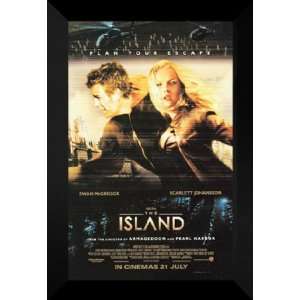  The Island 27x40 FRAMED Movie Poster   Style O   2005 