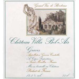  Chateau Villa Bel Air Graves Blanc 2000 Grocery & Gourmet 