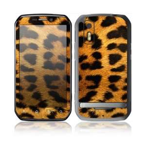 Motorola Photon 4G Decal Skin Sticker  Cheetah Skin