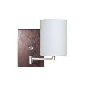  Seascape Lighting Vivian Sconce with Walnut Base