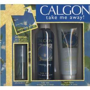 Calgon by Coty for Women Morning Glory 3 pc. Gift Set (.375 FL OZ Eau 