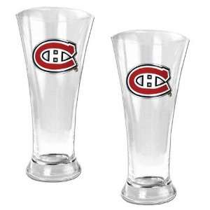  Montreal Canadiens 2 Piece Glass Pilsner Set Sports 