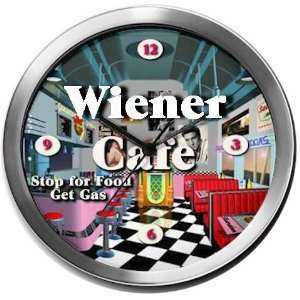  WIENER 14 Inch Cafe Metal Clock Quartz Movement Kitchen 