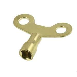  Kitchen 15/64 Square Hole Gold Tone Tap Faucet Key Knob 3 
