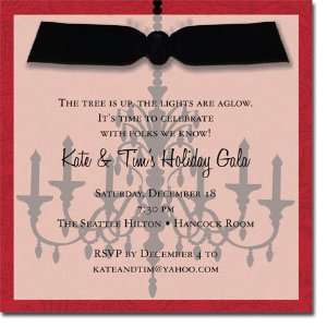  Noteworthy Collections   Holiday Invitations (Chandelier 