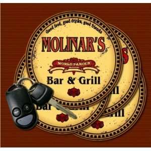  MOLINARS Family Name Bar & Grill Coasters Kitchen 