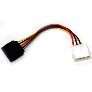  4 Pins Molex Connector to Serial ATA Power Cable, 6 Inches 