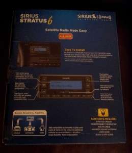   RADIO New in Box Stratus 6 with Vehicle Kit (easy to install)  