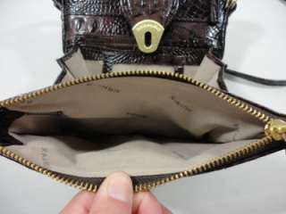 NEW BRAHMIN QUARTZ Mojito Melbourne Croc Leather CROSS BODY Bag Swing 