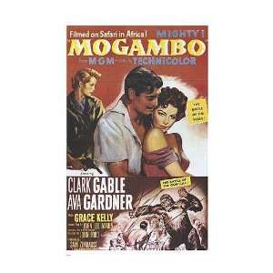  Mogambo Movie Poster, 25.9 x 37.7 (1953)