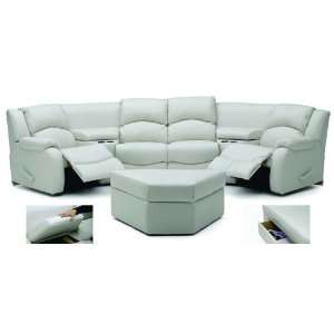 Vera Microfiber Home Theater Sectional 
