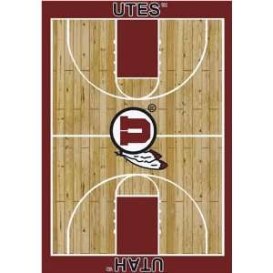  Utah Red Rocks NCAA Homecourt Area Rug by Milliken 310 