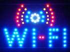 led019 b Wi Fi Internet Cafe Bar LED Neon Light Sign
