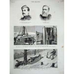   1880 British Columbia Snow Huascar Ship Waddy Butson