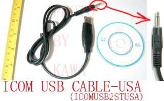 USB Programming CI V interface cable for ICOM USA Radio  