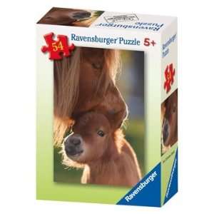   Ravensburger Horses 54 piece Mini Puzzle Mother and Foal Toys & Games