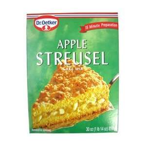 Oetker Apple Streusel Cake Mix 30oz   4 Unit Pack  Grocery 