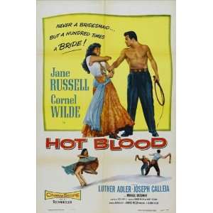 Hot Blood Movie Poster (11 x 17 Inches   28cm x 44cm) (1956) Style C 